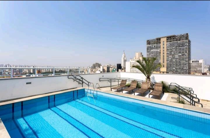 Studio Flex Com Garagem E Piscina No Centro De Sp Сан-Пауло Экстерьер фото